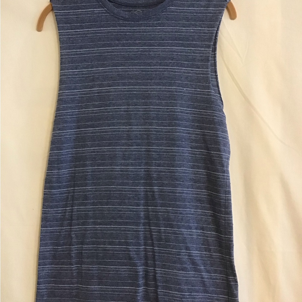 RED CAMEL Men’s Crew-neck Muscle Tank Shirt Blue on Blue S